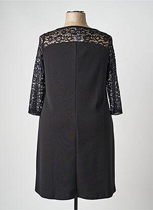 Rochie midi mâneci 3/4 mâneci 3/4 negru GUY DUBOUIS femeie