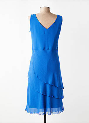 Rochie midi fără mâneci fără mâneci albastru JEAN DELFIN femeie