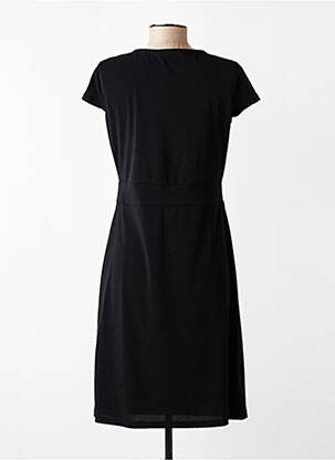 Rochie midi mâneci scurte mâneci scurte negru TELMAIL femeie