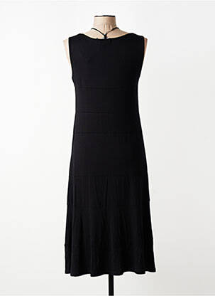 Rochie midi fără mâneci fără mâneci negru TELMAIL femeie