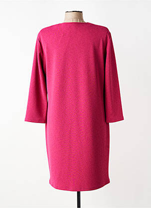 Rochie midi mâneci lungi mâneci lungi roz GEVANA femeie
