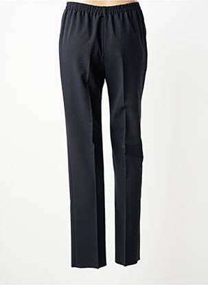 Pantalon slim țesătură poplin mărime normală negru KARTING femeie