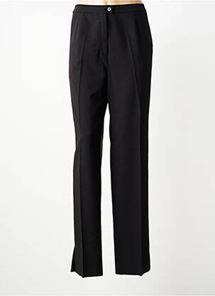 Pantalon slim talie elastică mărime normală negru KARTING femeie
