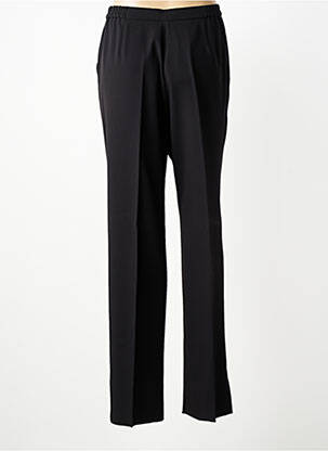 Pantalon slim talie elastică mărime normală negru KARTING femeie