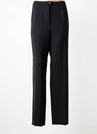 Pantalon drept elasticitate mărime normală negru KARTING femeie