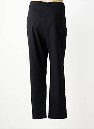 Pantalon slim țesătură poplin mărime normală negru TELMAIL femeie
