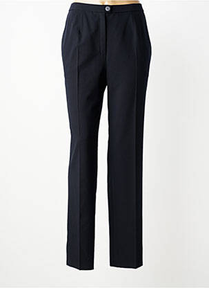 Pantalon slim țesătură poplin mărime normală negru KARTING femeie