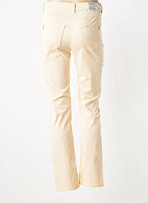 Pantalon slim țesătură poplin mărime normală roz GARDEUR femeie