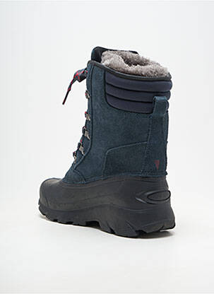 Botine/ghete vârf rotund toc plat până la 3 cm albastru CMP femeie
