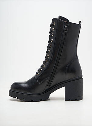 Botine/ghete material neted toc plat până la 3 cm negru NERO GIARDINI femeie