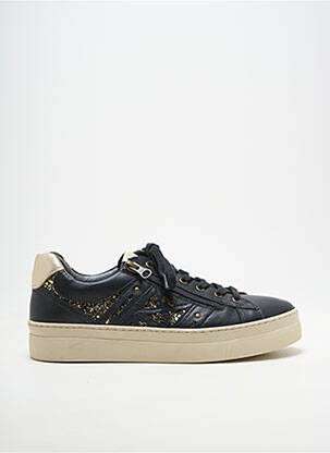 Adidași material neted toc plat până la 3 cm negru NERO GIARDINI femeie
