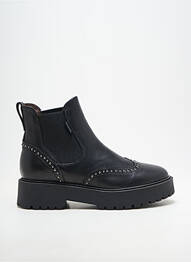 Botine/ghete vârf rotund toc plat până la 3 cm negru NERO GIARDINI femeie