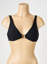 Sutien de costum de baie elasticitate top triunghiuri negru PASSIONATA femeie