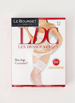 Colanți elasticitate bej LE BOURGET femeie