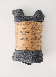 Eșarfă țesătură melanj gri CABAÏA bărbat
