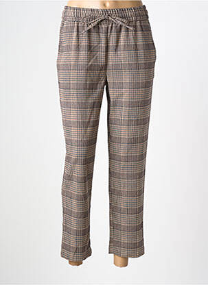 Pantalon chino mărime normală mărime normală maro C'EST BEAU LA VIE femeie