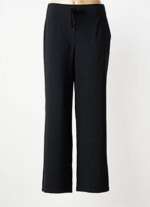 Pantalon larg țesătură poplin mărime normală negru C'EST BEAU LA VIE femeie