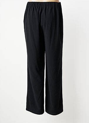 Pantalon larg țesătură poplin mărime normală negru C'EST BEAU LA VIE femeie