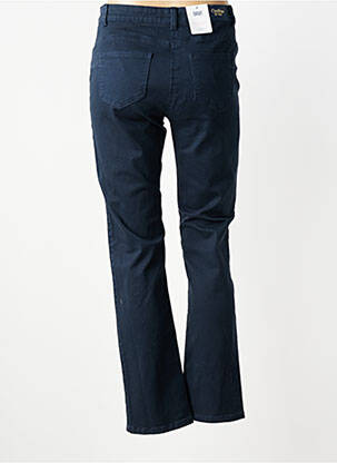Pantalon slim țesătură poplin mărime normală albastru C'EST BEAU LA VIE femeie