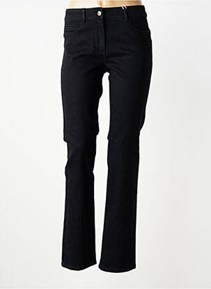 Pantalon slim țesătură poplin mărime normală negru C'EST BEAU LA VIE femeie