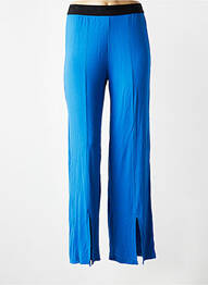Pantalon drept elasticitate mărime normală albastru MALOKA femeie