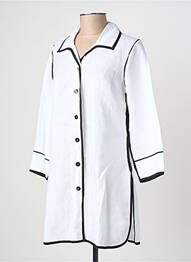 Tunică mâneci lungi guler de bluză alb MALOKA femeie