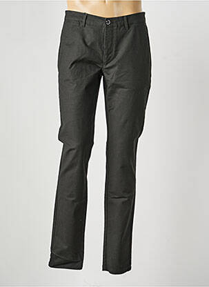 Pantalon chino țesătură melanj verde CAMBRIDGE bărbat