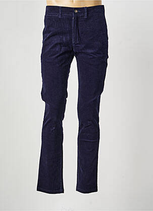 Pantalon chino elasticitate mărime normală albastru CAMBRIDGE bărbat