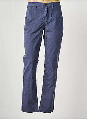 Pantalon chino elasticitate mărime normală albastru CAMBRIDGE bărbat