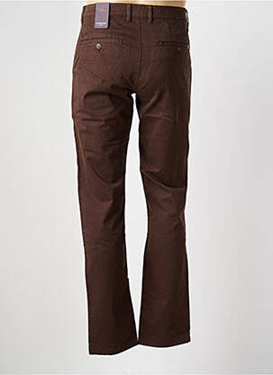 Pantalon chino elasticitate mărime normală maro CAMBRIDGE bărbat