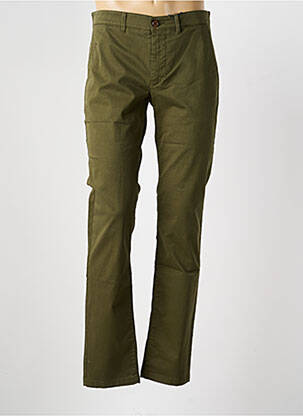 Pantalon chino elasticitate mărime normală verde CAMBRIDGE bărbat
