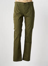Pantalon chino elasticitate mărime normală verde CAMBRIDGE bărbat