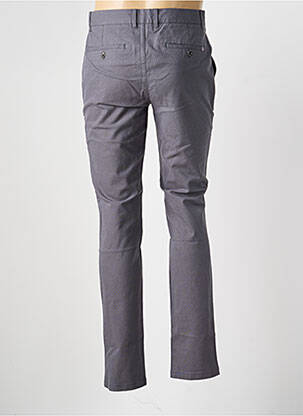 Pantalon chino țesătură poplin mărime normală gri CAMBRIDGE bărbat