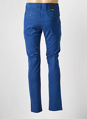 Pantalon chino elasticitate mărime normală albastru CAMBRIDGE bărbat