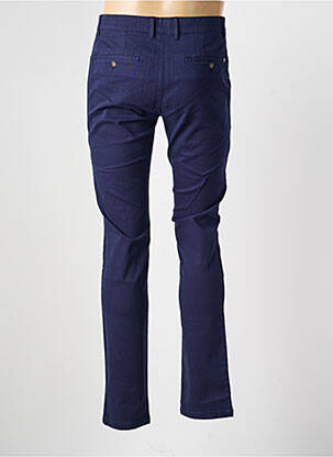 Pantalon chino țesătură poplin mărime normală albastru închis CAMBRIDGE bărbat