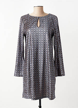 Rochie scurtă mâneci lungi mâneci lungi gri SURKANA femeie