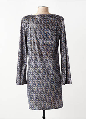 Rochie scurtă mâneci lungi mâneci lungi gri SURKANA femeie
