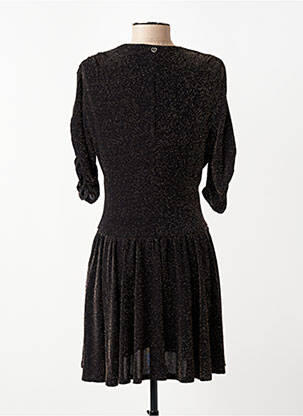 Rochie scurtă mâneci scurte mâneci scurte negru PLEASE femeie