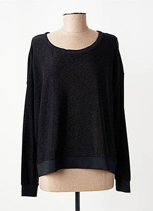 Top elasticitate mâneci lungi negru HBT femeie