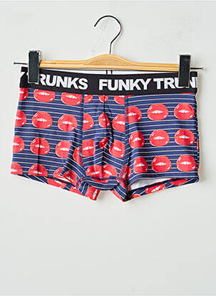 Boxer imprimeu fantezie albastru FUNKY TRUNKS bărbat