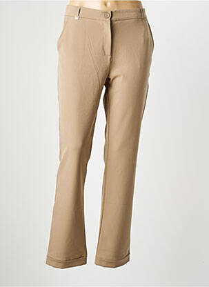 Pantalon drept elasticitate mărime normală bej HBT femeie