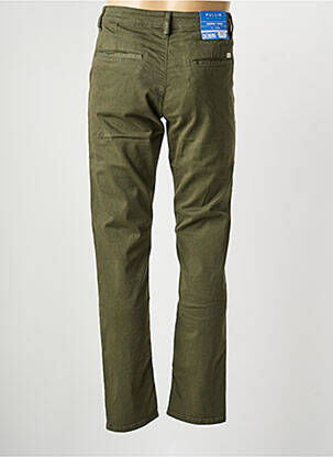 Pantalon chino elasticitate mărime normală verde PULL IN bărbat