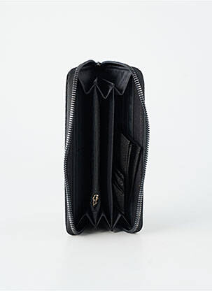 Portofel efect material satinat negru LPB LES PETITES BOMBES  femeie