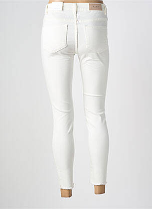 Pantalon 7/8 elasticitate mărime normală alb VILA femeie