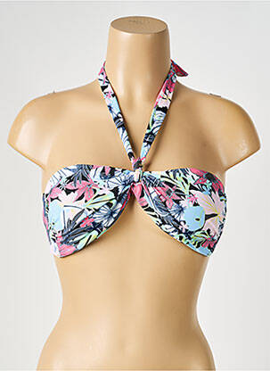 Sutien de costum de baie elasticitate top triunghiuri roz PIECES femeie
