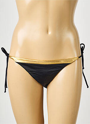 Chiloți de baie elasticitate bikini auriu PIECES femeie