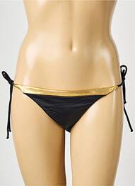 Chiloți de baie elasticitate bikini auriu PIECES femeie