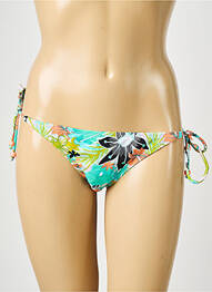 Chiloți de baie imprimeu fantezie bikini verde PIECES femeie