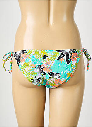 Chiloți de baie imprimeu fantezie bikini verde PIECES femeie