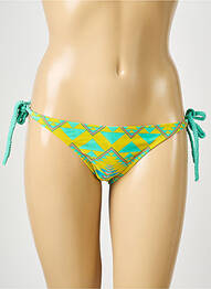 Chiloți de baie imprimeu fantezie bikini verde PIECES femeie